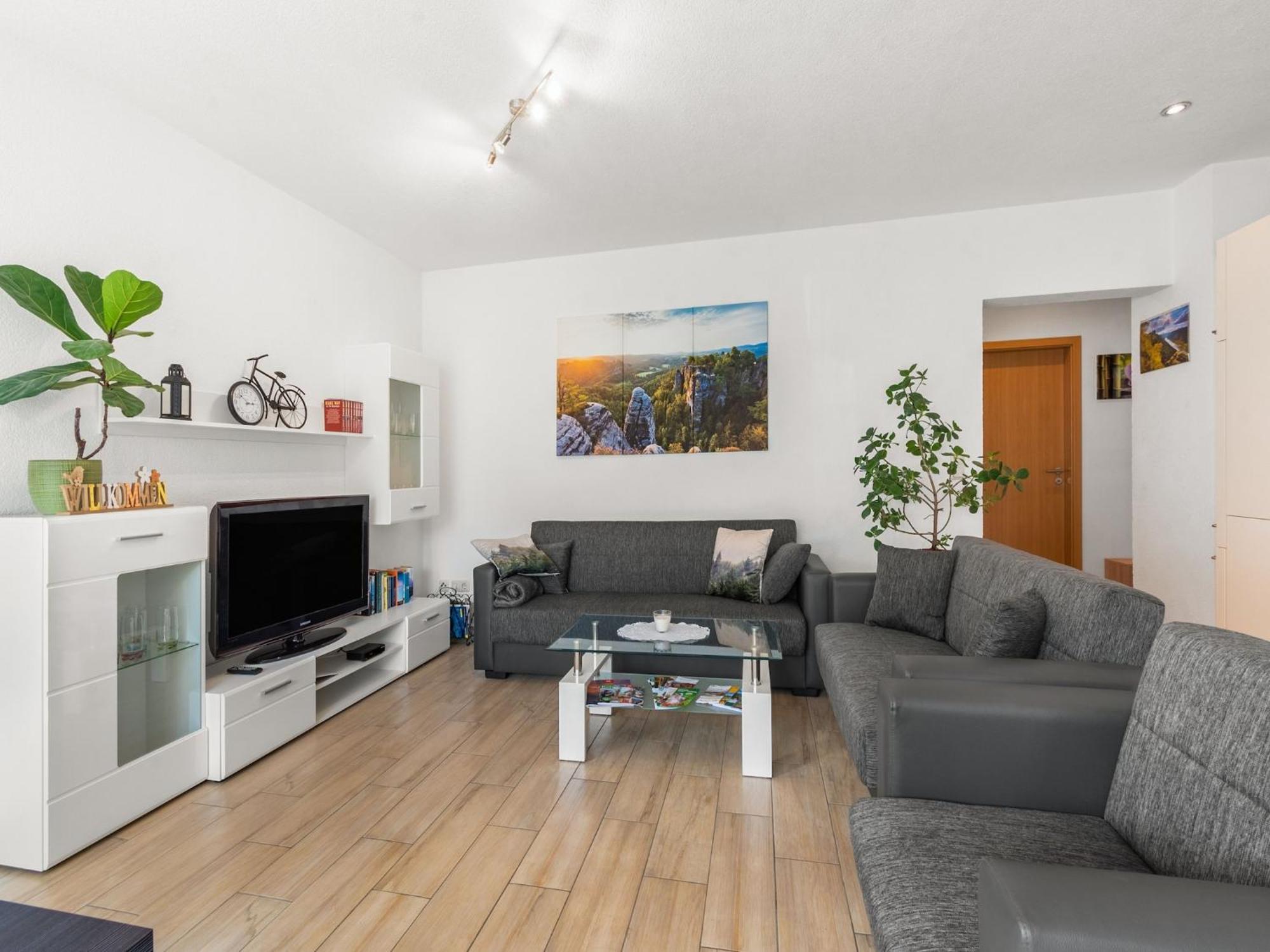 Modern Apartment In Sebnitz With A Terrace In Sebnitz Exteriér fotografie