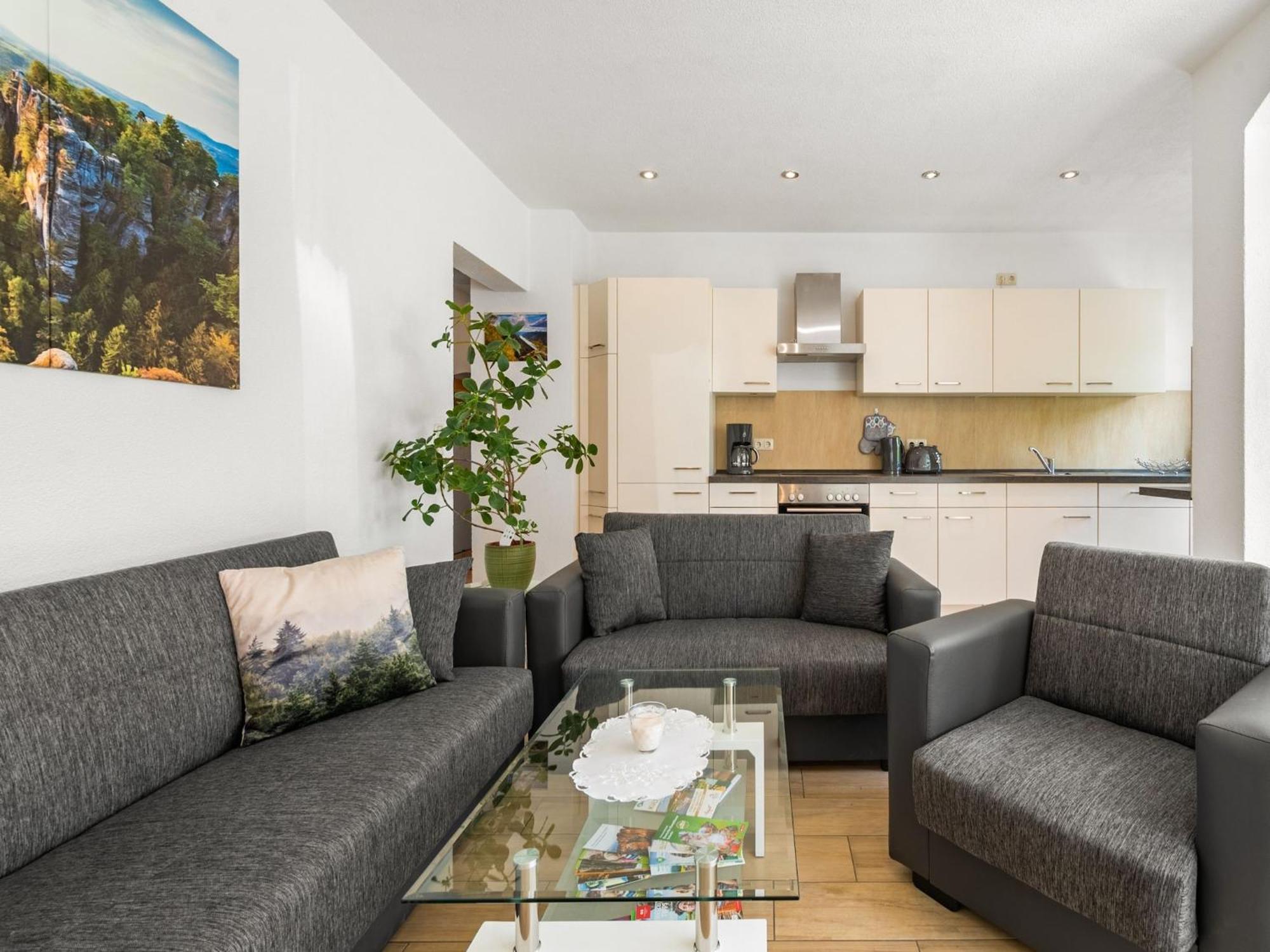 Modern Apartment In Sebnitz With A Terrace In Sebnitz Exteriér fotografie